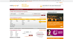 Desktop Screenshot of naukajezyka.pl