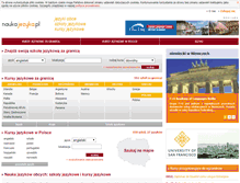 Tablet Screenshot of naukajezyka.pl